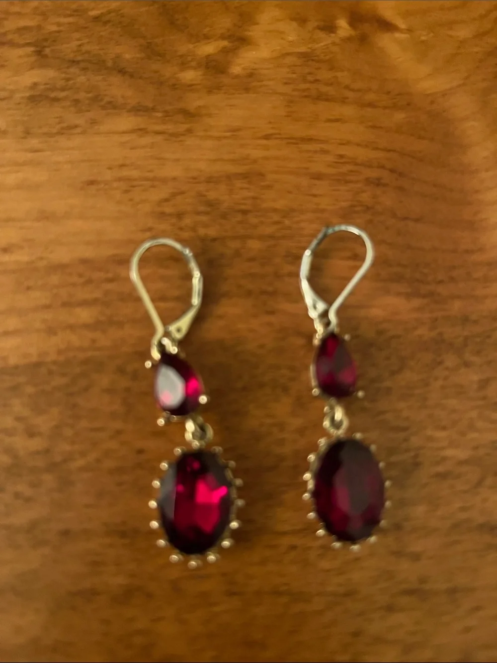 Dangling Leverback Earrings